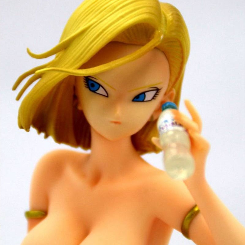 1/6 DB Gals Resin Action figure Android 18 Sitting postur Drink water Ver GK Adult Naked model Sex figure